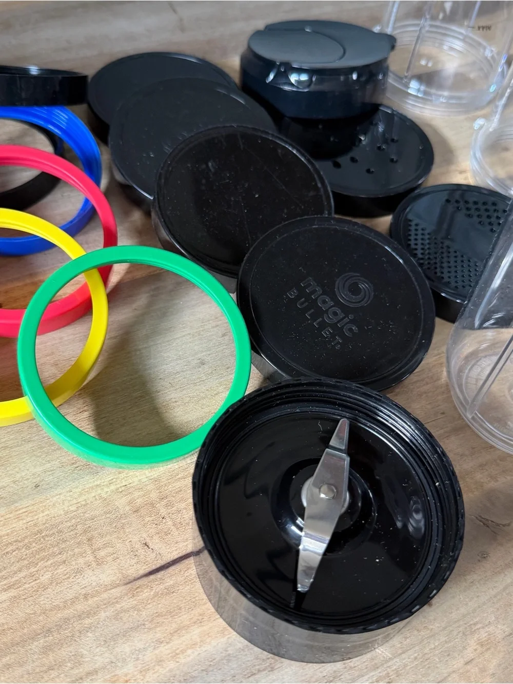 Magic Bullet Cups, Blade, Lids and Recipe Book